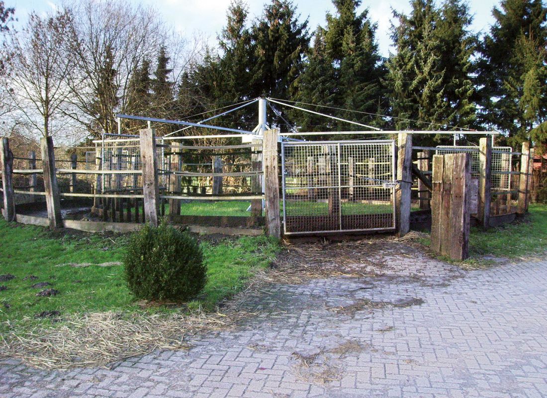 Führanlage in schlechtem Zustand vorher